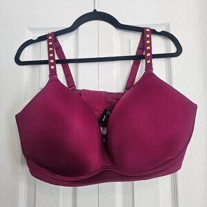 torrid wire free push up bra 42DDD magenta